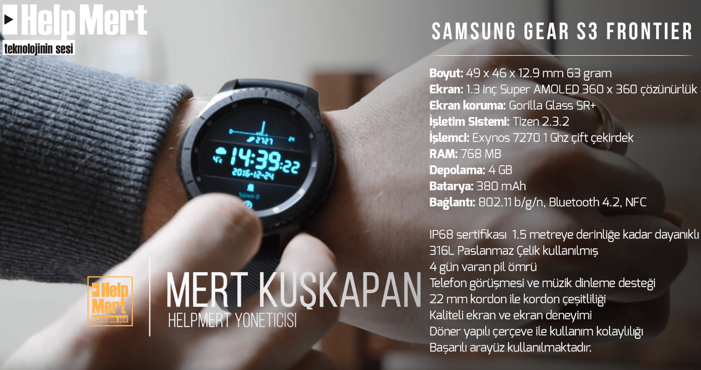 Samsung Gear S3 Frontier İncelemesi