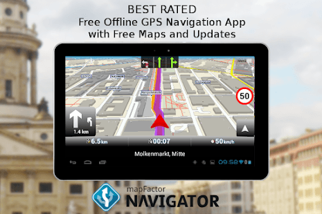 MapFactor GPS Navigation Maps Ücretsiz Navigasyon Uygulaması