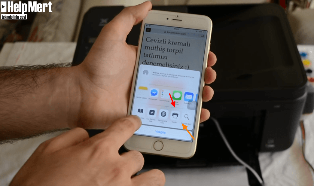 Kablosuz Yazıcıdan Çıktı Almak, Telefondan Çıktı Almak, Yazıcıdan Kablosuz Çıktı Almak, Telefon İle Yazıcıdan Çıktı Almak.